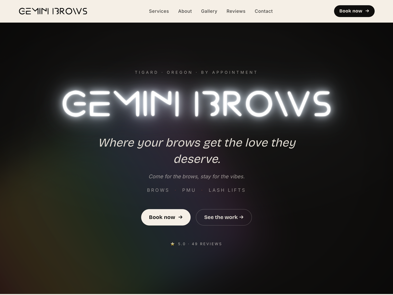 Preview of Gemini iBrows