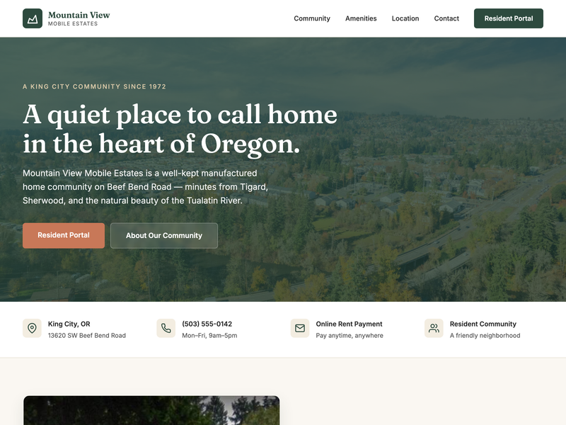 Preview of Mountain View Mobile Estates